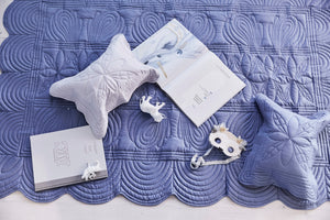 Bonne Mere Single quilt and pillow set Denim
