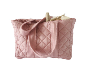 Bonne mere nursing bag for all mothers needs in colour rose