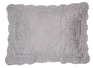 Bonne Mere Single quilt and pillow set Elephant grey