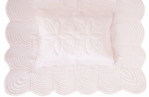 Bonne Mere Single quilt and pillow set Powder