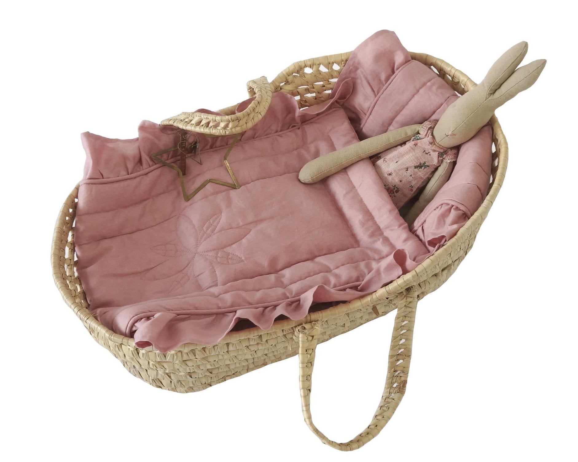 Bonne Mere Dolls Blanket Rose - Main Image