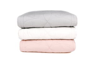 Bonne Mere  King Single quilt and pillow set Chalk