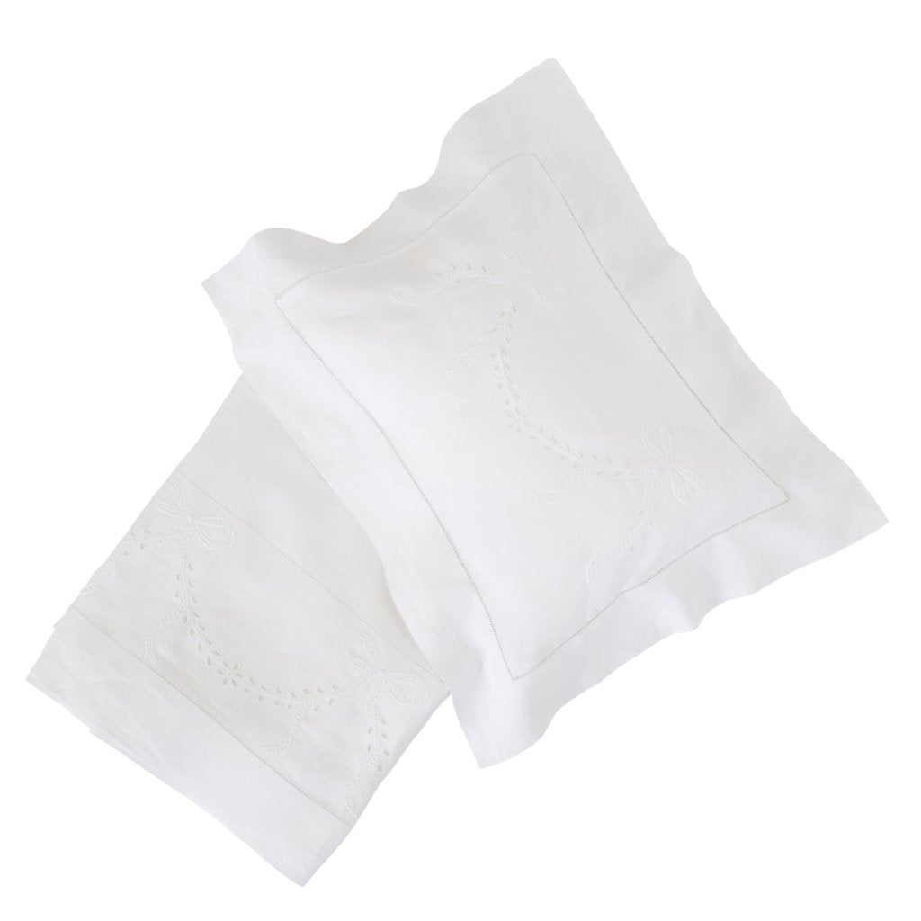 bonne mere white pure linen bassinet sheet sets