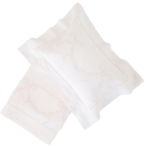 shell pink pure linen bassinet sheet sets