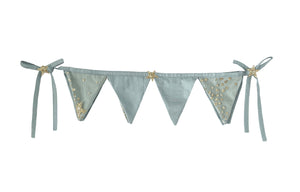 duckegg blue glitter stars bunting decor for kids room