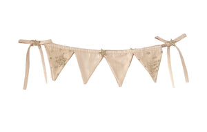 honey gold glitter stars bunting kids decor