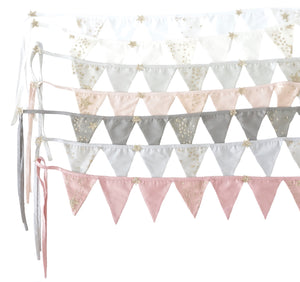 Bonne Mere glitter stars elephant grey bunting