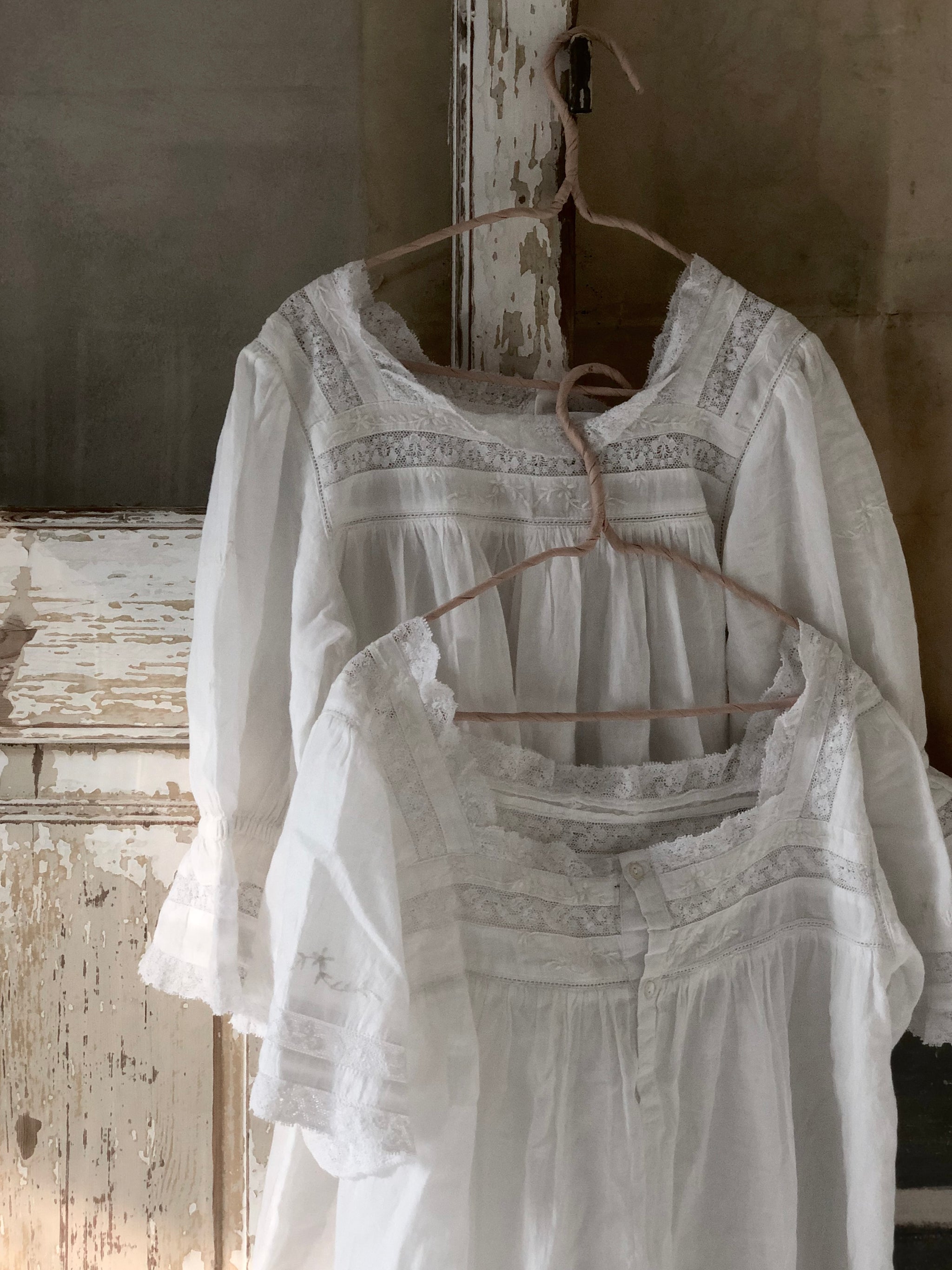 Vintage white cheap cotton dress