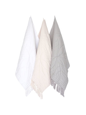 Bonne Mere toddler and baby bath towel white