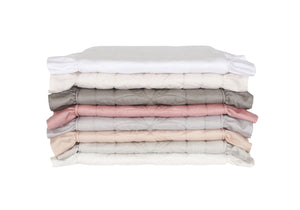 Bonne Mere dolls blanket Chalk