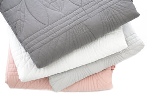 Bonne Mere Single quilt and pillow set Shell pink