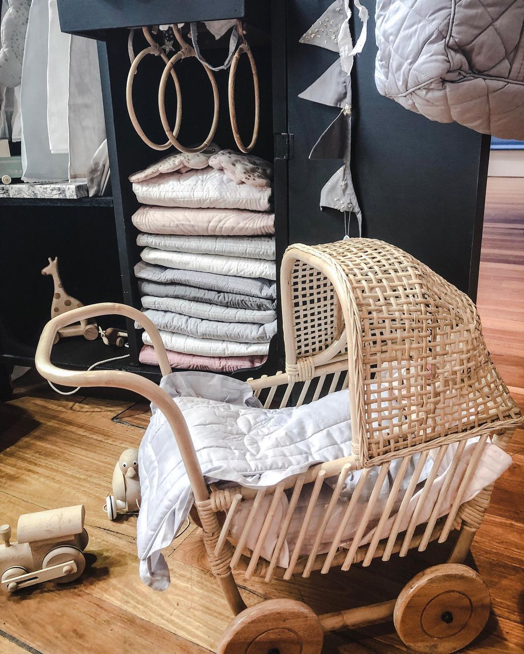 Bonne Mere dolls blanket mist